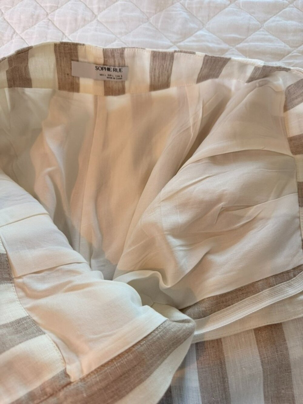 Sophie Rue Linen Striped Pants - Picture 7 of 7